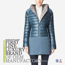 Lady Zip Up Bulk Wholesale Down Filling Fashion Ultralight Winter Jacket 2017 Latest Design